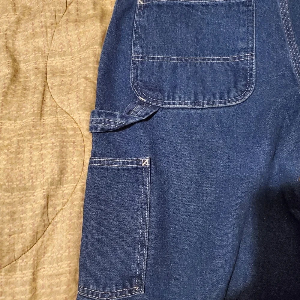Vtg Carhartt Carpenter Jeans 32x32 B13 DST Loose-Fit Washed Darkstone Denim